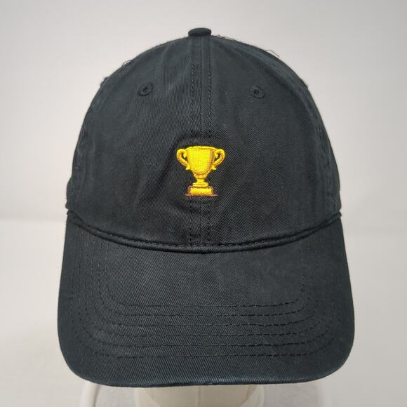 Gold Trophy Slideback Baseball Cap Black One Size Adjustable North & Acrux - Picture 2 of 9